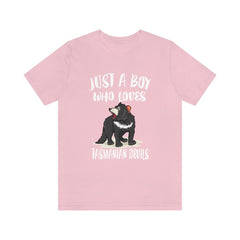 Just a boy who loves Tasmanian devils endangered Australian marsupial tee