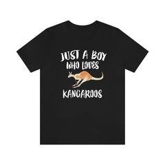 Just A Boy Who Loves Kangaroos Shirt - kangaroo print design