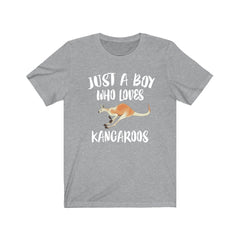 Just A Boy Who Loves Kangaroos Shirt - kangaroo print design