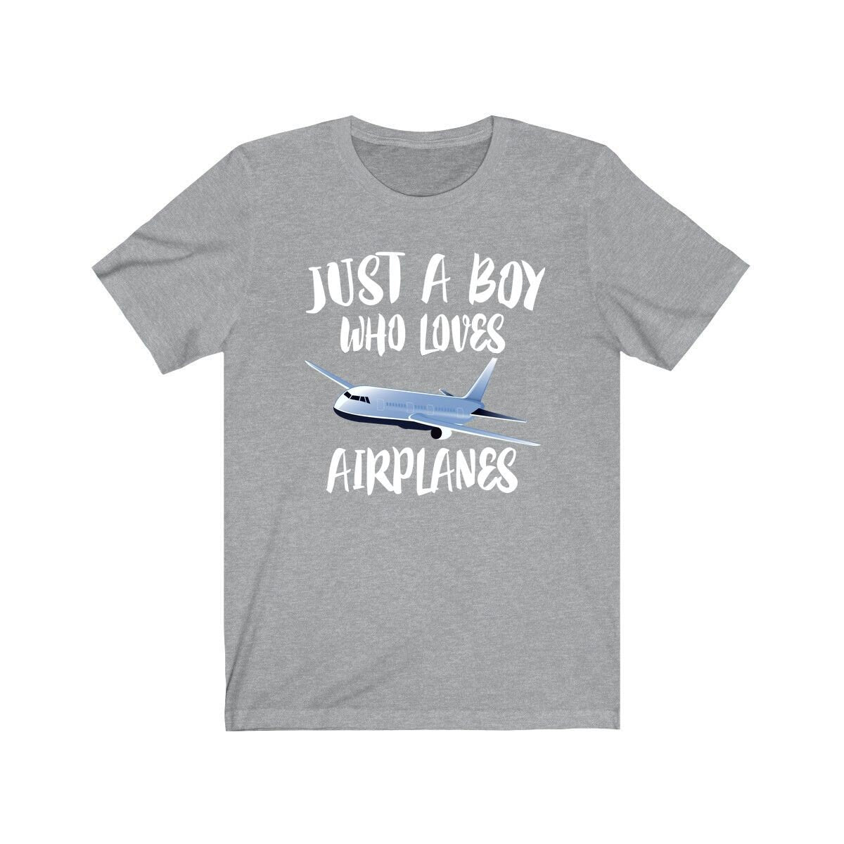Just A Boy Who Loves Airplanes Shirt, Airplanes Lover Shirt, Airplanes Shirt, Airplanes Gift, Adult Kids T-Shirt Image 3