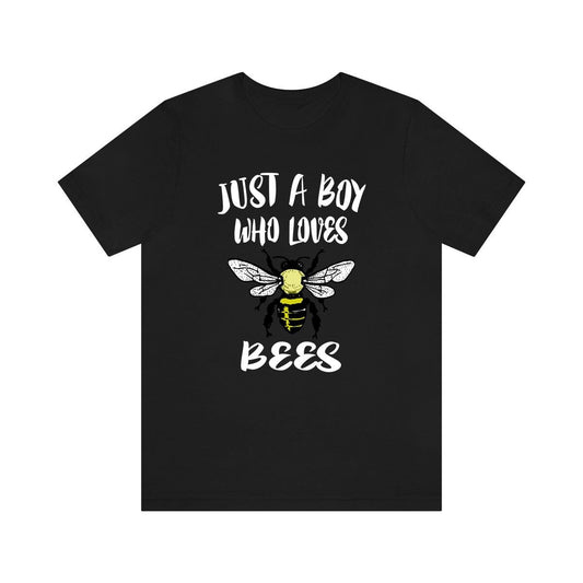Just A Boy Who Loves Bees Shirt - bee print design