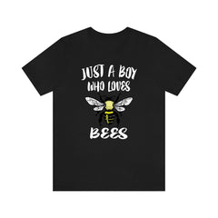 Just A Boy Who Loves Bees Shirt - bee print design