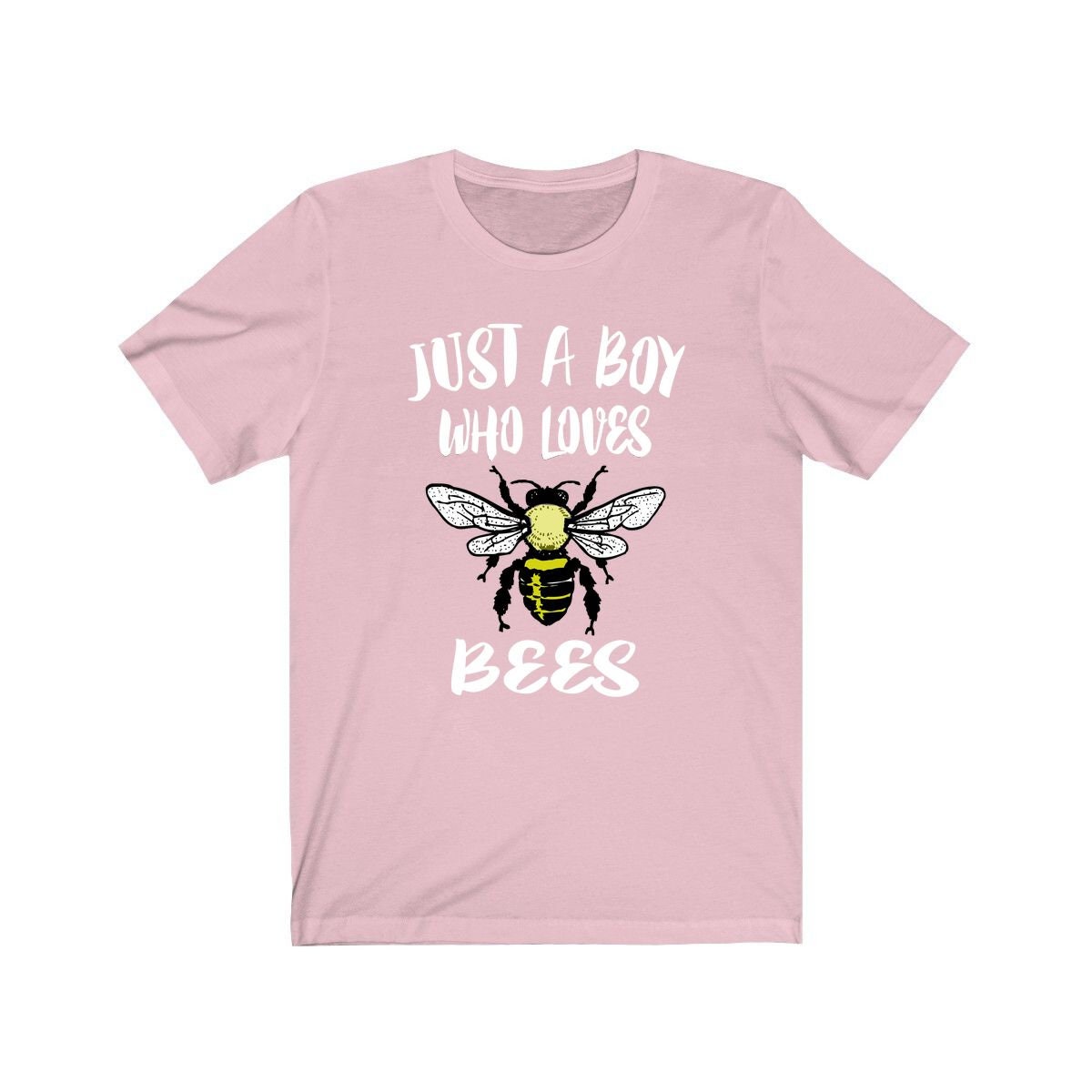 Just A Boy Who Loves Bees Shirt, Bee Lover Shirt, Bee Shirt, Bee Gift, Animal Adult Kids T-Shirt Image 4