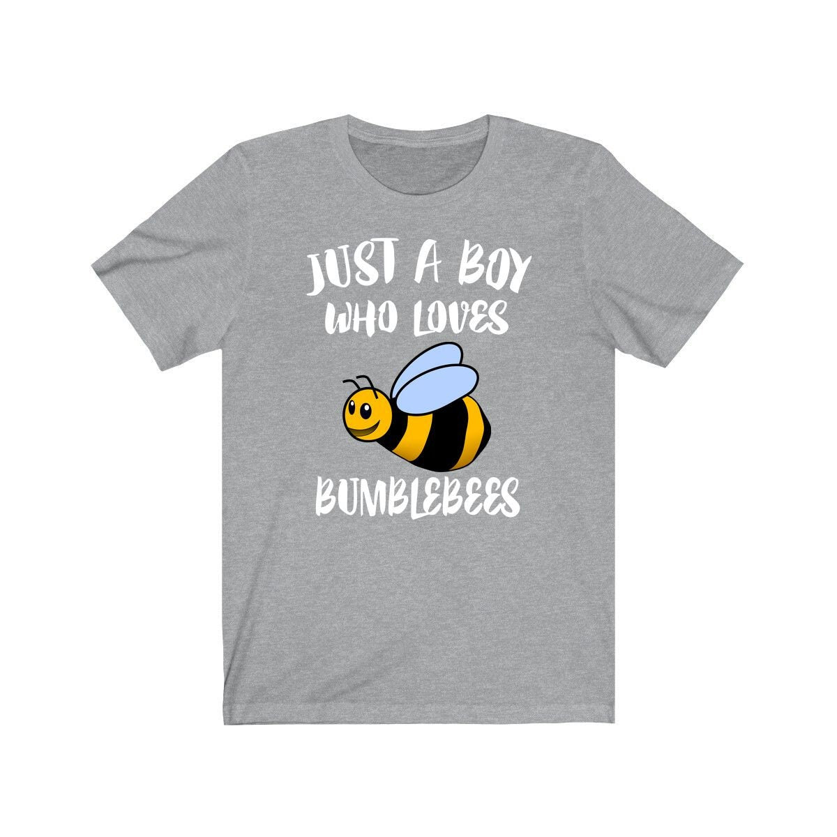 Just A Boy Who Loves Bumblebees Shirt, Bumblebee Lover Shirt, Bumblebee Shirt, Bumblebee Gift, Animal Adult Kids T-Shirt Image 3
