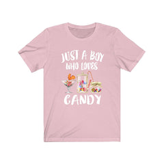 Just A Boy Who Loves Candy Shirt - candy print design
