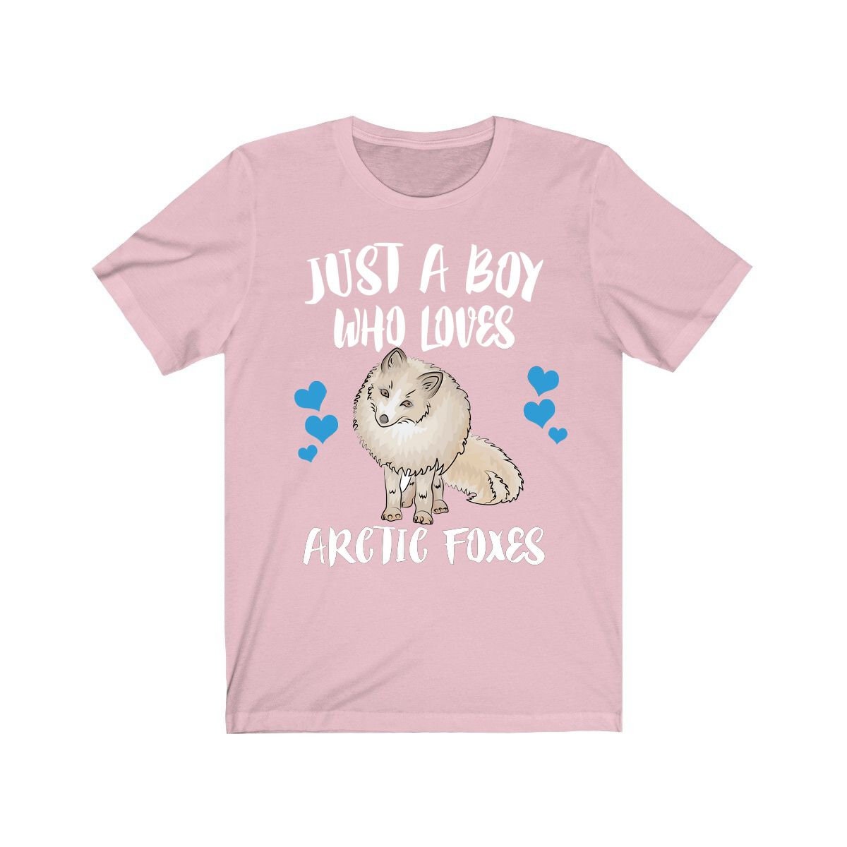 Just A Boy Who Loves Arctic Foxes Shirt, Arctic Fox Lover Shirt, Fox Shirt, Fox Lover Gift,  Adult Toddler Kids T-Shirt Image 4