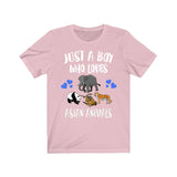 Just A Boy Who Loves Asian Animals Shirt, Panda Lover Shirt, Orangutan Shirt, Elephant Lover Gift, Tiger Shirt, Adult Toddler Kids T-Shirt Image 4