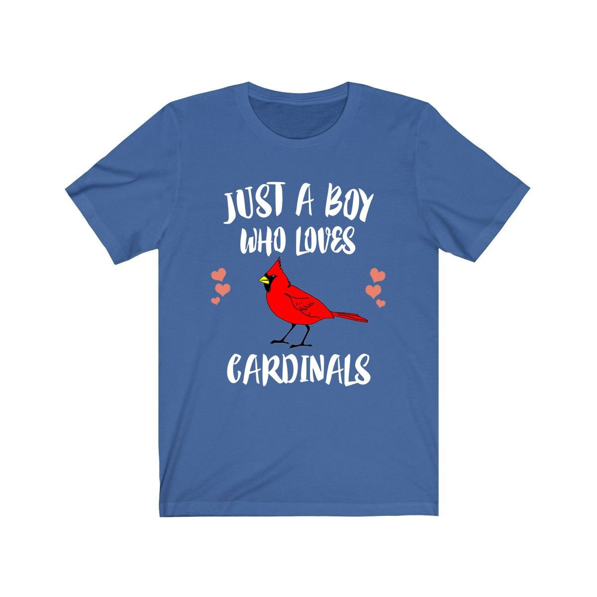 Just A Boy Who Loves Cardinals Birds Shirt, Cardinal Lover Shirt, Birding Shirt, Cardinal Lover Gift, Animal Adult Kids T-Shirt Image 2