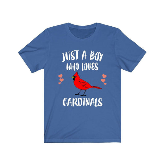 Just A Boy Who Loves Cardinals Birds Shirt - Cardinal print design