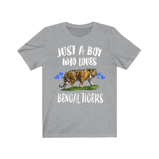 Just A Boy Who Loves Bengal Tigers Shirt - Bengal tiger print design
