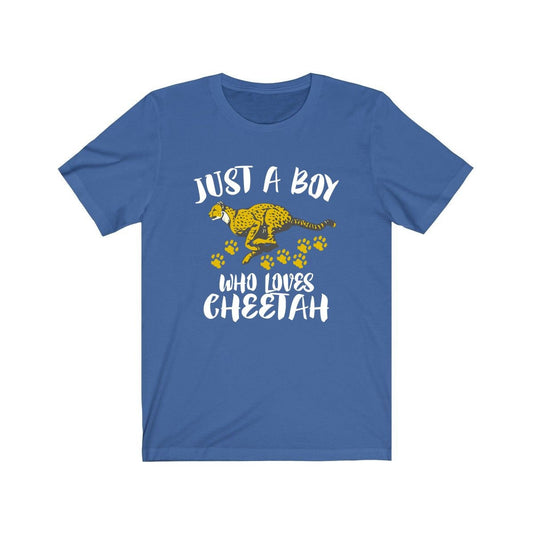 Just A Boy Who Loves Cheetah Shirt, Cheetah Lover Shirt, Cheetah Shirt, Cheetah Owner Gift, Animal Adult Kids T-Shirt Image 2