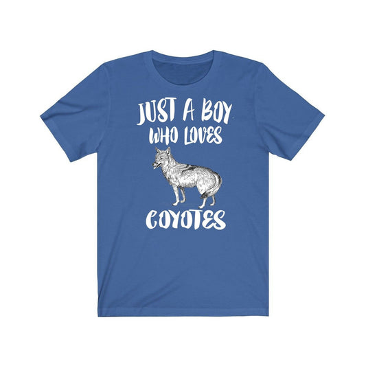 Just A Boy Who Loves Coyotes Shirt - coyote print design
