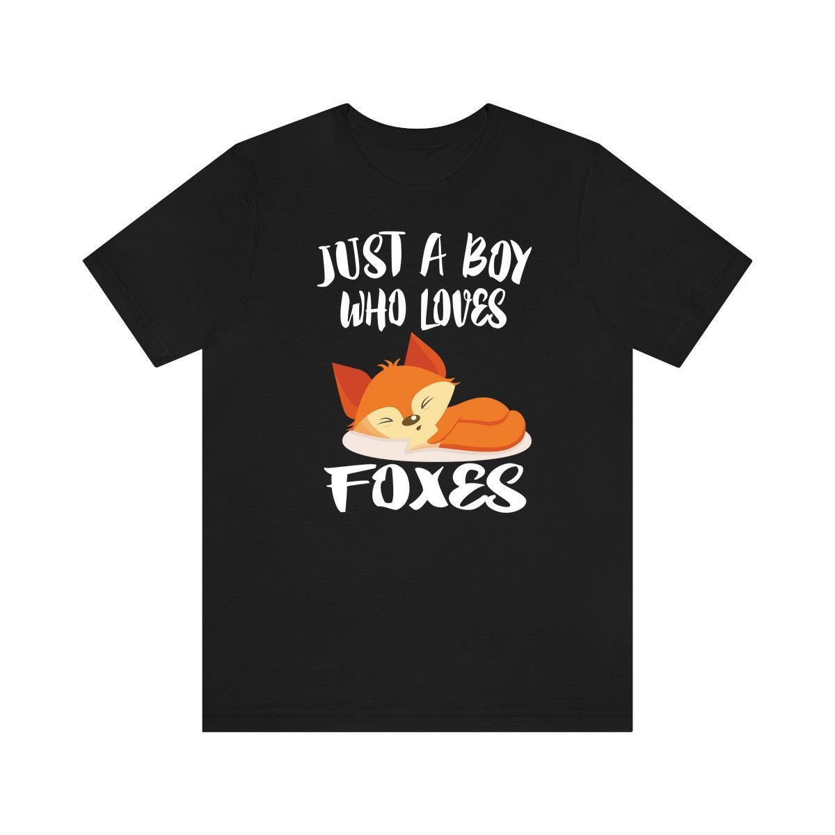 Just A Boy Who Loves Foxes Shirt, Fox Lover Shirt, Fox Shirt, Fox Lover Gift, Animal Adult Kids T-Shirt Image 4