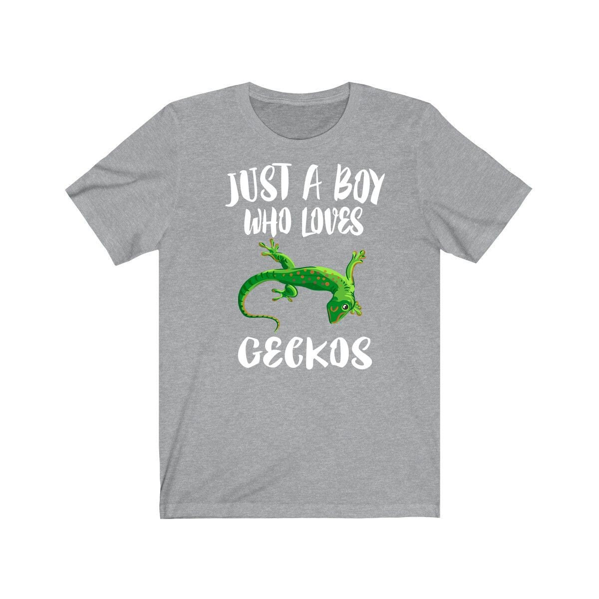 Just A Boy Who Loves Geckos Lizards Shirt, Gecko Lover Shirt, Gecko Shirt, Lizard Lover Gift, Animal Adult Kids T-Shirt Image 3