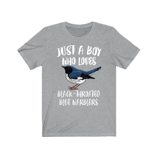 Just A Boy Who Loves Blue Warblers Shirt - blue warbler print design