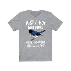 Just A Boy Who Loves Blue Warblers Shirt - blue warbler print design