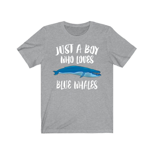 Just A Boy Who Loves Blue Whales Shirt - Blue Whale print design
