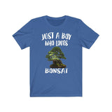 Just A Boy Who Loves Bonsai Shirt, Bonsai Lover Shirt, Bonsai Shirt, Bonsai Lover Gift, Animal Adult Toddler Kids T-Shirt Image 2