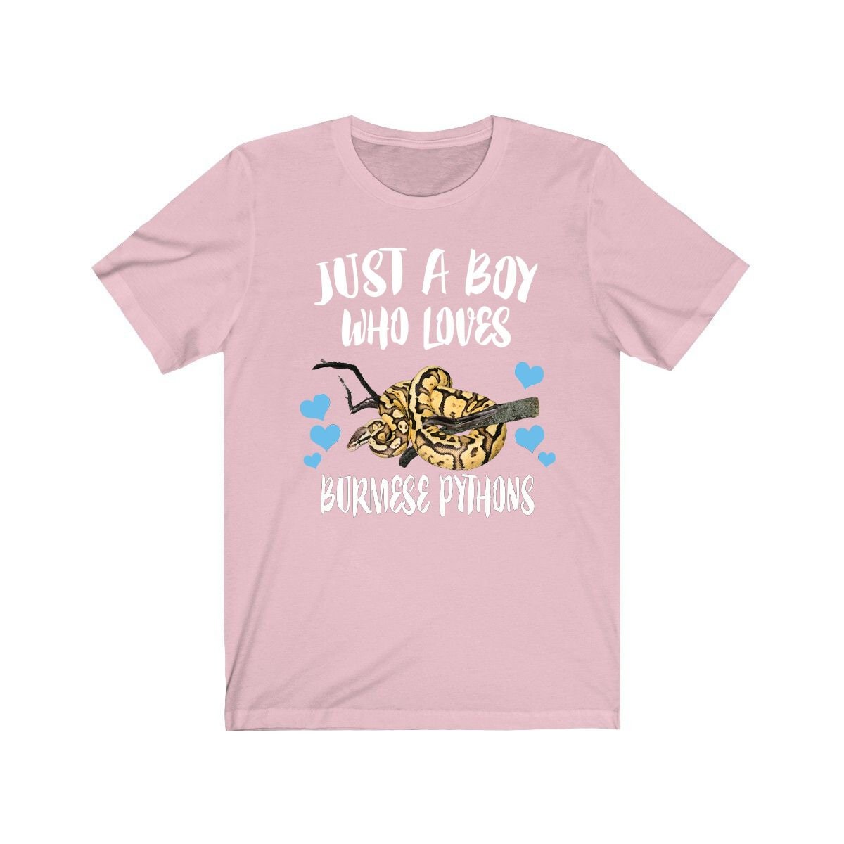 Just A Boy Who Loves Burmese Pythons Shirt, Burmese Python Lover Shirt, Python Shirt, Snake Lover Gift, Animal Adult Toddler Kids T-Shirt Image 4