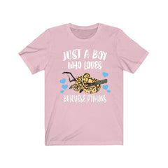 Just A Boy Who Loves Burmese Pythons Shirt - burmese python print design