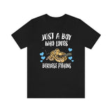 Just A Boy Who Loves Burmese Pythons Shirt, Burmese Python Lover Shirt, Python Shirt, Snake Lover Gift, Animal Adult Toddler Kids T-Shirt Image 1