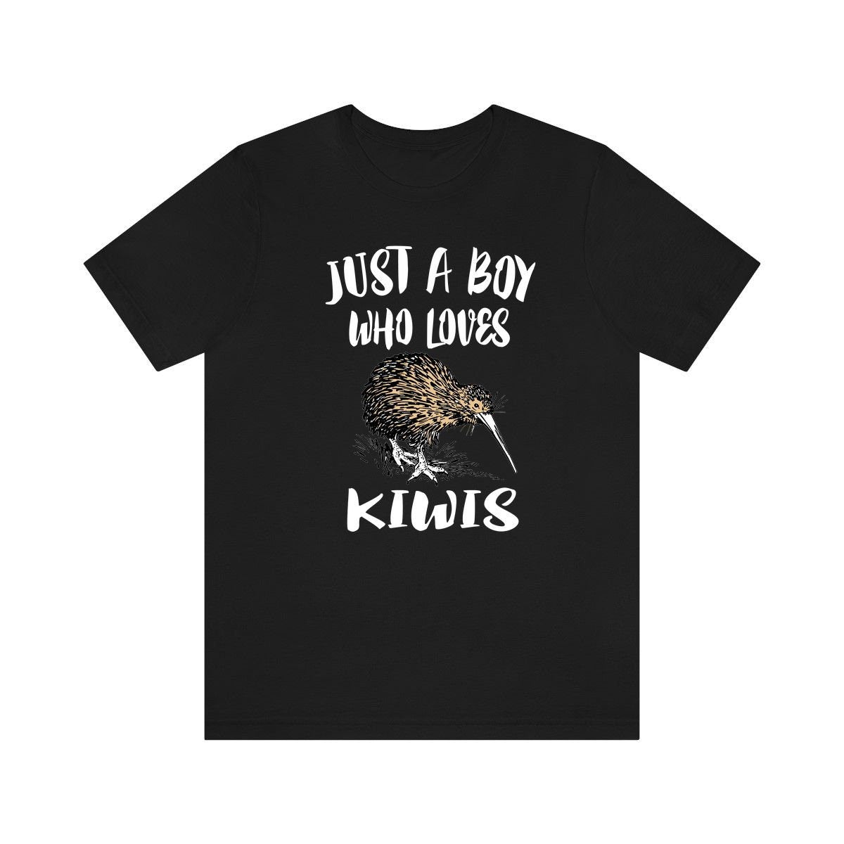 Just a boy who loves kiwi birds New Zealand flightless bird tee