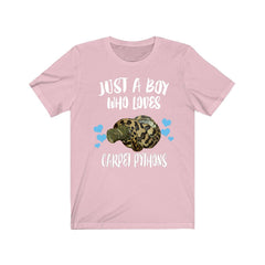 Just A Boy Who Loves Carpet Pythons Shirt - Carpet Python print design