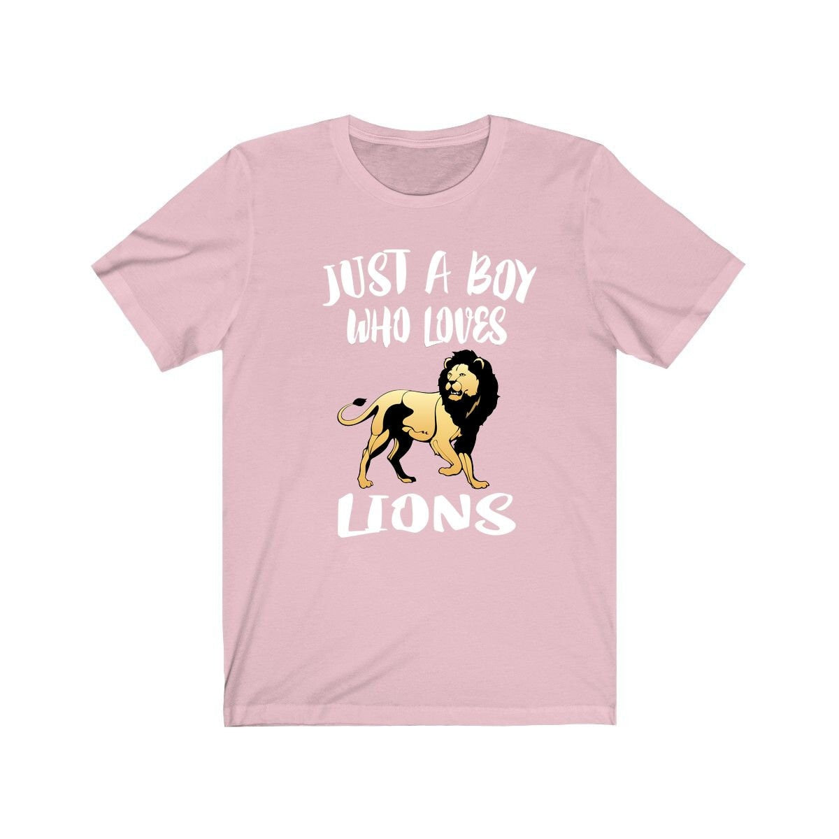 Just A Boy Who Loves Lions Shirt, Lion Lover Shirt, Lion Shirt, Lion Lover Gift, Animal Adult Kids T-Shirt Image 4