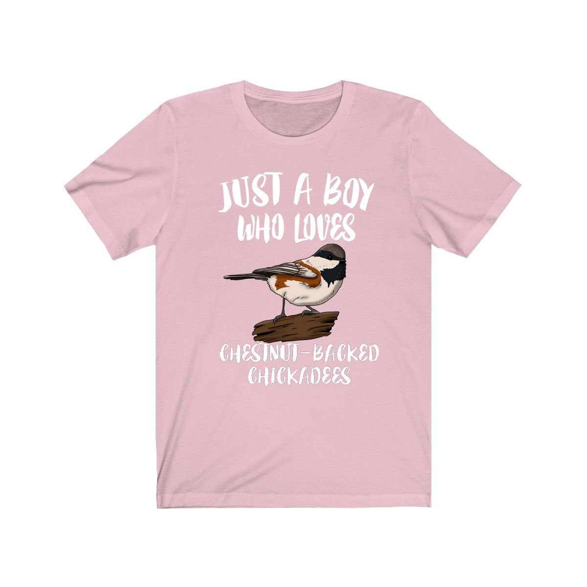 Just A Boy Who Loves Chestnut-backed Chickadees Shirt, Chickadee Lover Shirt, Chickadee Shirt, Bird Lover Gift, Animal Adult Kids T-Shirt Image 4