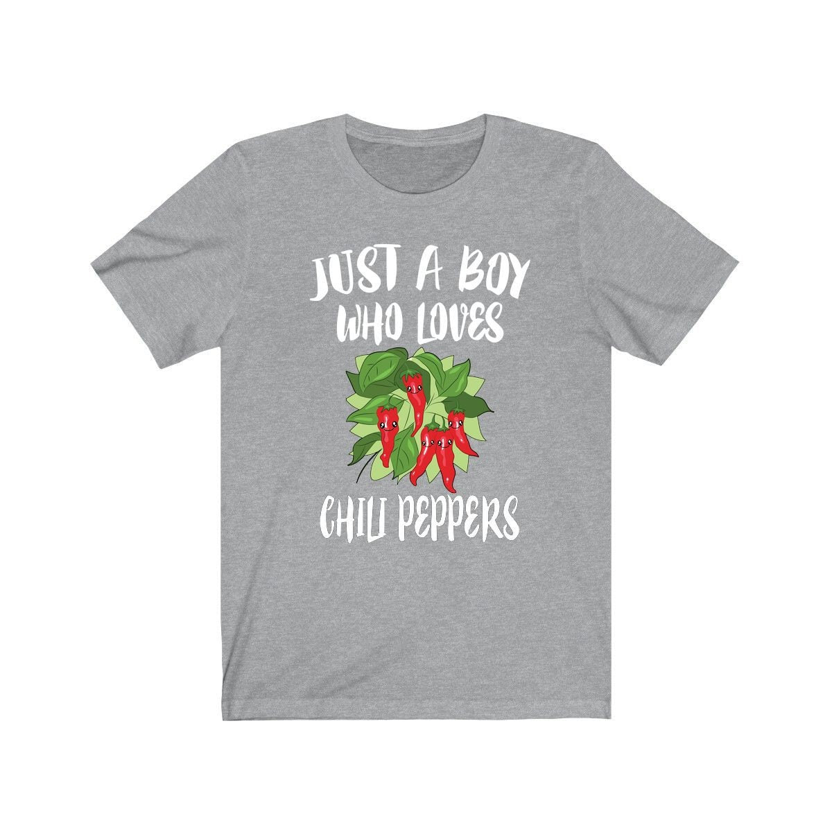 Just A Boy Who Loves Chili Peppers Shirt, Chili Pepper Lover Shirt, Chili Pepper Shirt, Chili Pepper Shirt, Adult Kids Image 3