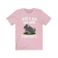 Just A Boy Who Loves Chinchillas Shirt - chinchilla print design