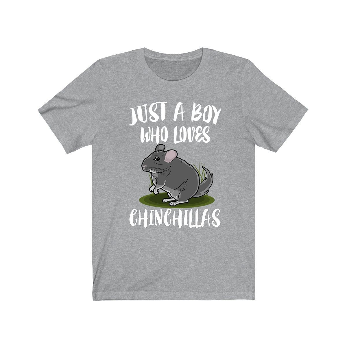 Just A Boy Who Loves Chinchillas Shirt, Chinchilla Lover Shirt, Chinchilla Shirt, Chinchilla Lover Gift, Animal Adult Kids T-Shirt Image 2