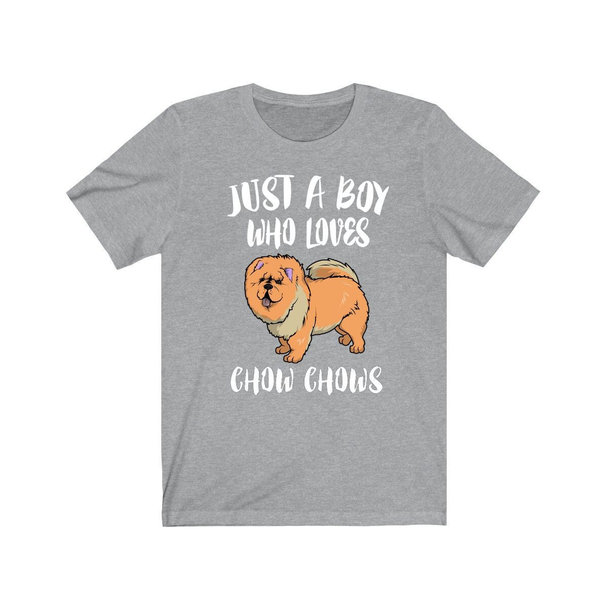 Just A Boy Who Loves Chows Chows Shirt, Chow Chow Lover Shirt, Chow Chow Shirt, Dog Lover Gift, Animal Adult Kids T-Shirt Image 2