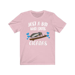 Just A Boy Who Loves Cicadas Shirt - cicada print design