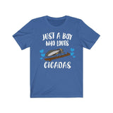 Just A Boy Who Loves Cicadas Shirt, Cicada Lover Shirt, Insect Shirt, Insect Lover Gift, Animal Adult Kids T-Shirt Image 3