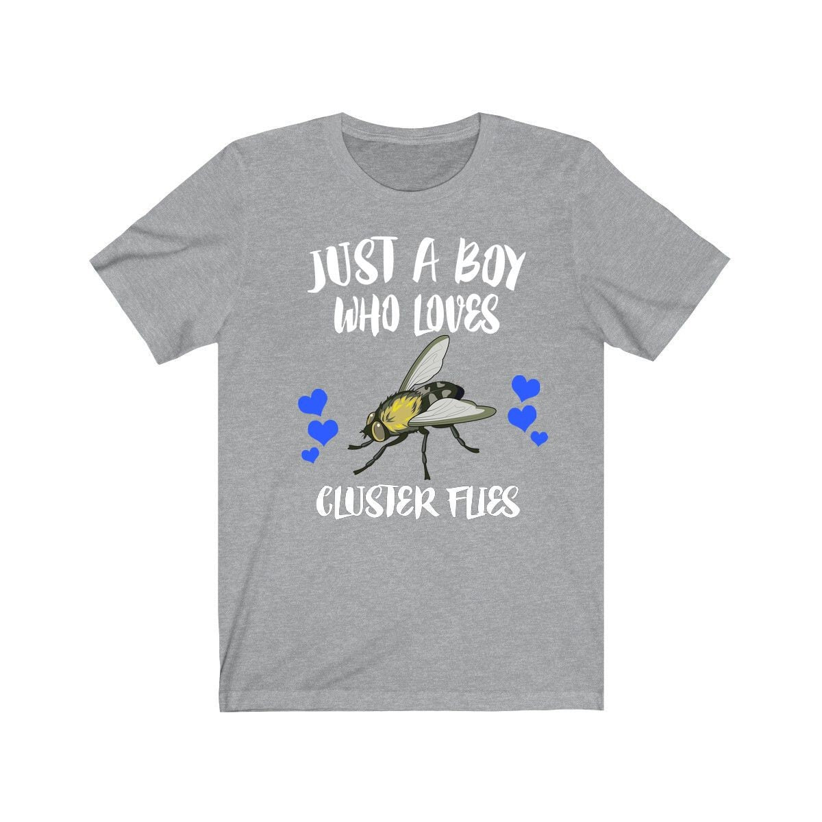 Just A Boy Who Loves Cluster Flies Shirt, Fly Lover Shirt, Fly Shirt, Insect Lover Gift, Animal Adult Kids T-Shirt Image 1