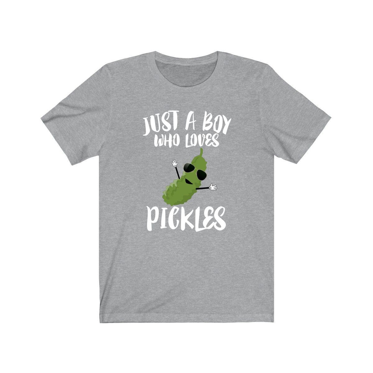 Just A Boy Who Loves Pickles Shirt, Pickle Lover Shirt, Pickle Shirt, Pickle Lover Gift, Animal Adult Kids T-Shirt Image 3
