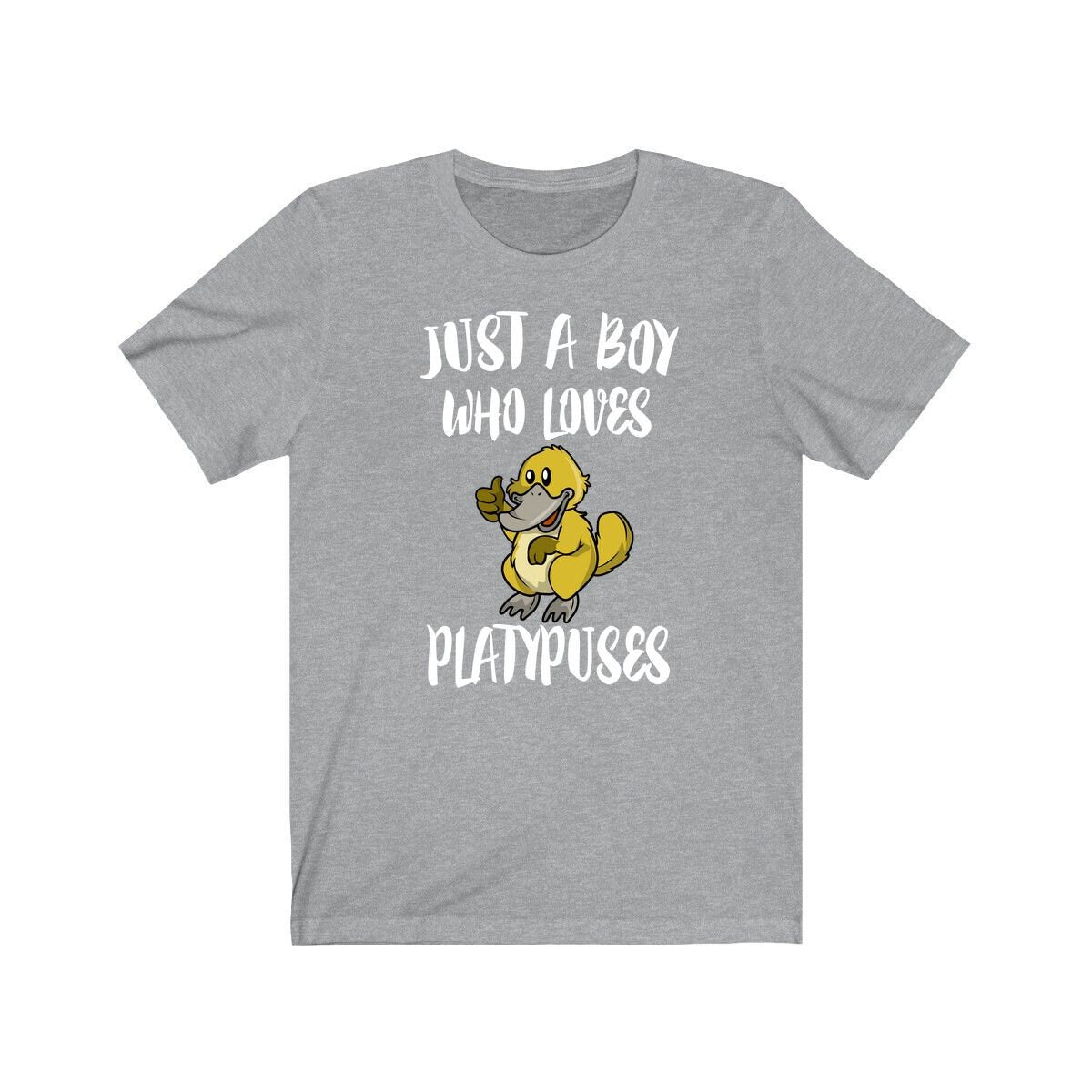 Just A Boy Who Loves Platypuses Shirt, Platypus Lover Shirt, Platypus Shirt, Platypus Lover Gift, Animal Adult Kids T-Shirt Image 3