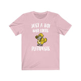 Just A Boy Who Loves Platypuses Shirt, Platypus Lover Shirt, Platypus Shirt, Platypus Lover Gift, Animal Adult Kids T-Shirt Image 4