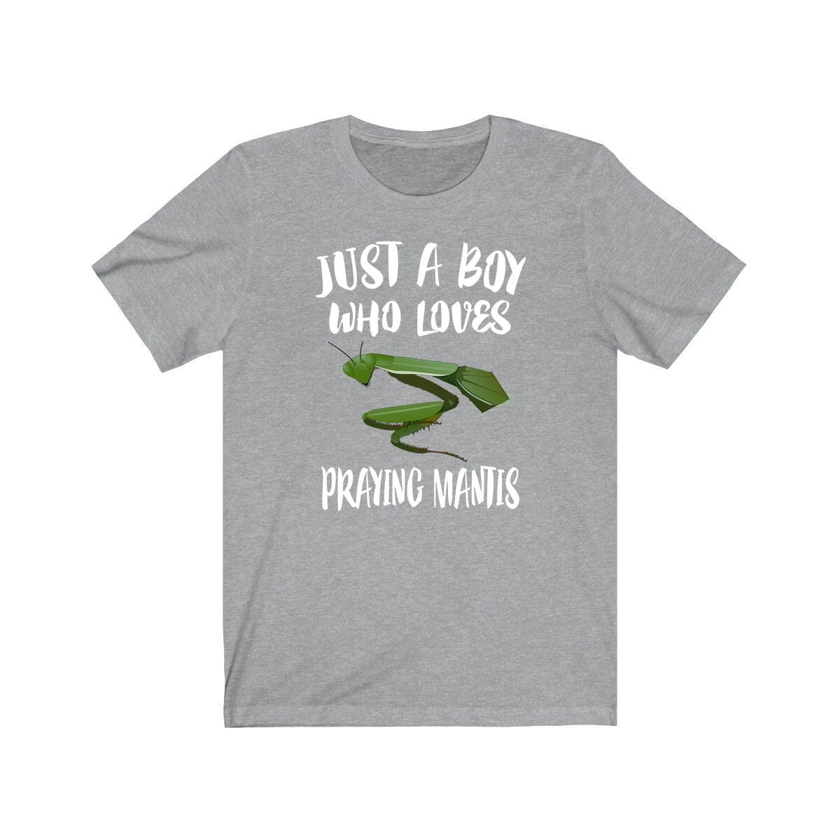 Just A Boy Who Loves Praying Mantis Shirt, Praying Mantis Lover Shirt, Praying Mantis Shirt, Praying Mantis Lover Gift, Animal Adult Kids Image 1