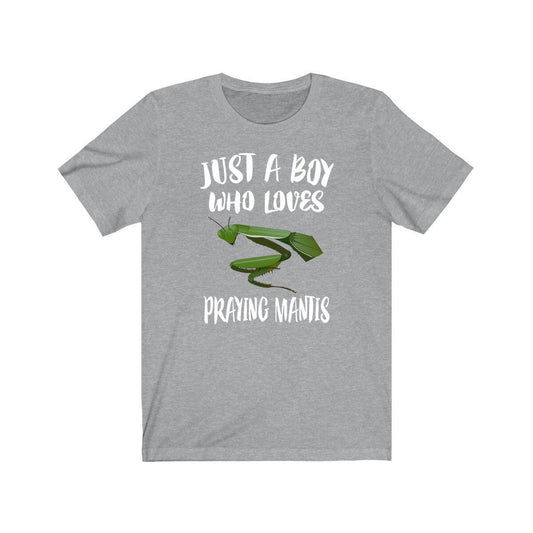 Just A Boy Who Loves Praying Mantis Shirt - praying mantis print design