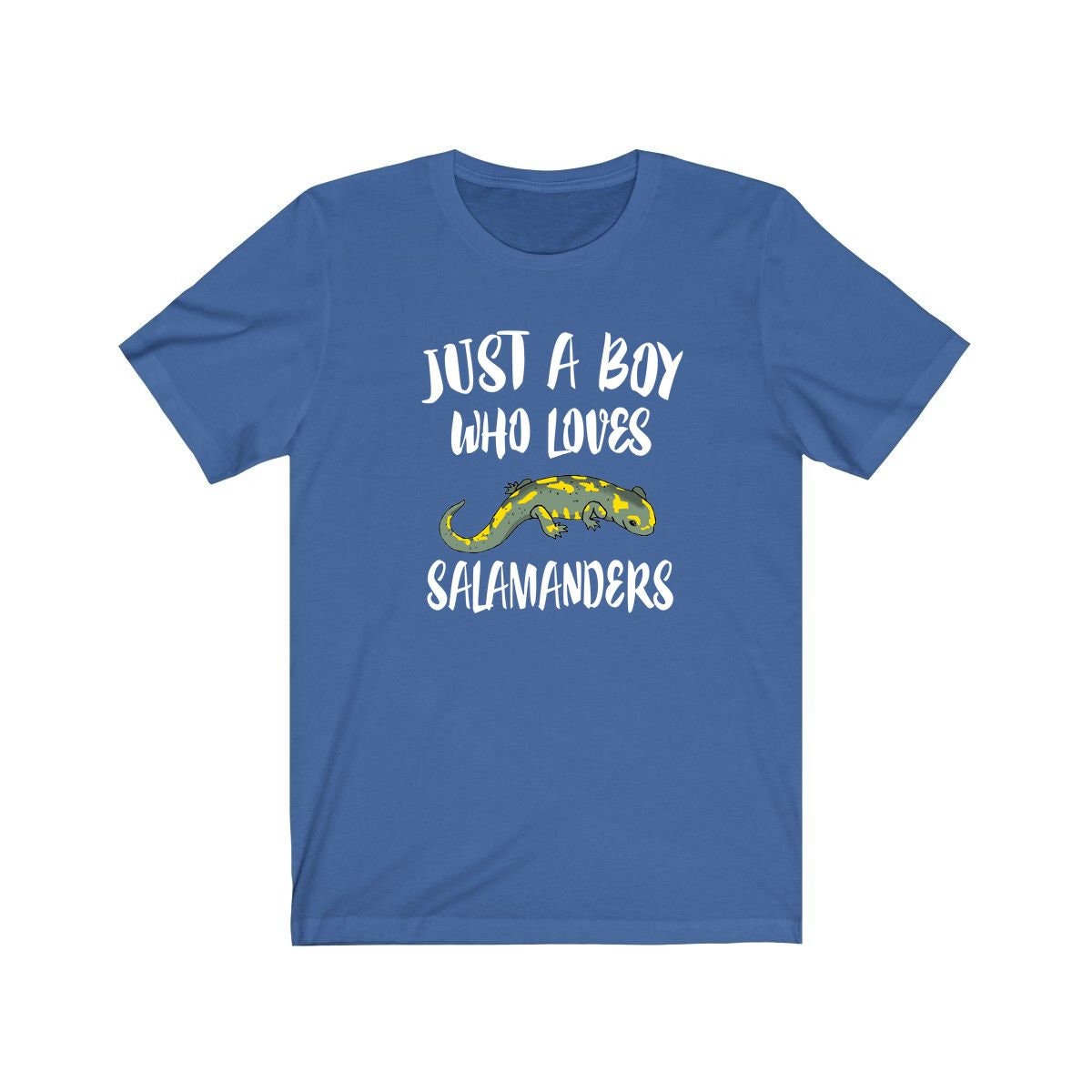 Just A Boy Who Loves Salamanders Lizards Shirt, Salamander Lover Shirt, Lizard Shirt, Salamander Lover Gift, Animal Adult Kids T-Shirt Image 2