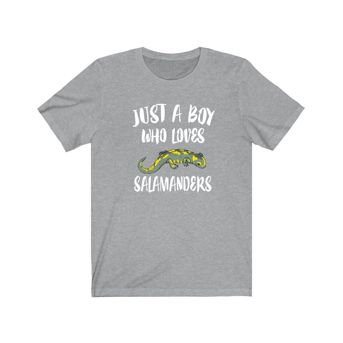 Just A Boy Who Loves Salamanders Lizards Shirt, Salamander Lover Shirt, Lizard Shirt, Salamander Lover Gift, Animal Adult Kids T-Shirt Image 3