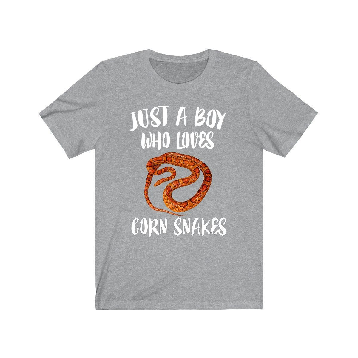Just A Boy Who Loves Corn Snakes Shirt, Corn Snake Lover Shirt, Corn Snake Shirt, Snake Lover Gift, Animal Adult Kids T-Shirt Image 2