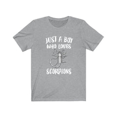Just A Boy Who Loves Scorpions Shirt - scorpion print design