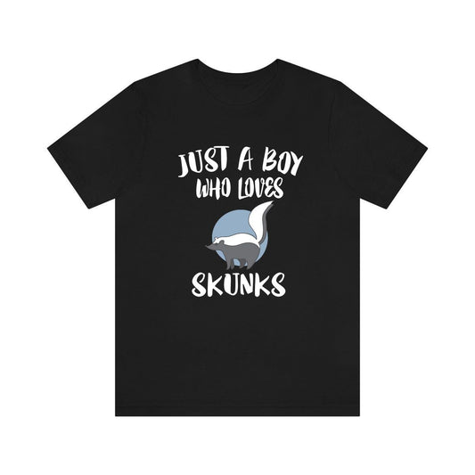 Just A Boy Who Loves Skunks Shirt - skunk print design