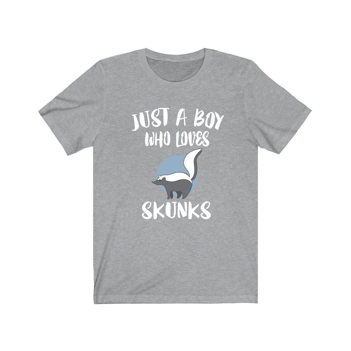 Just A Boy Who Loves Skunks Shirt, Skunk Lover Shirt, Skunk Shirt, Skunk Lover Gift, Animal Adult Kids T-Shirt Image 3