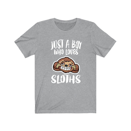 Just A Boy Who Loves Sloths Shirt - sloth print design