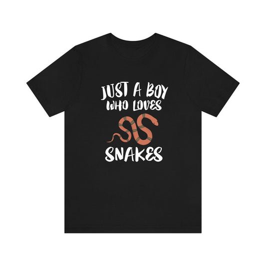 Just A Boy Who Loves Snakes Shirt - snake print design