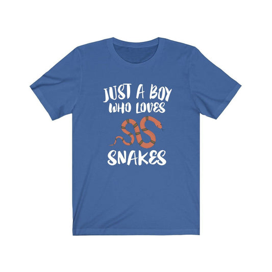 Just A Boy Who Loves Snakes Shirt - snake print design